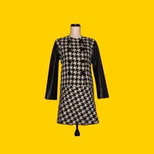 🟠 WREN 🟠 tweed+leather jacket